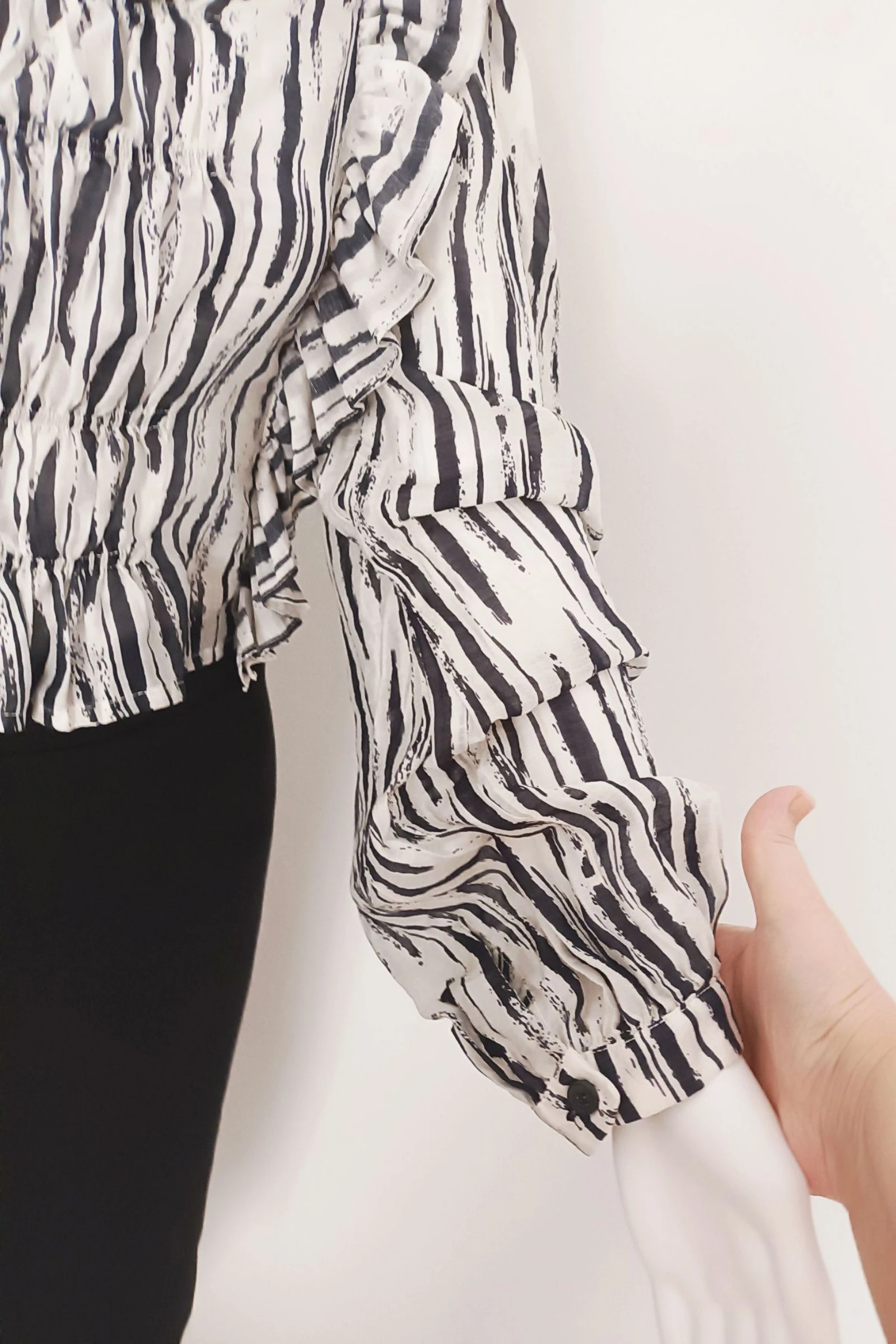 Cropped blouse romantische/boho stijl T.M – photo 4